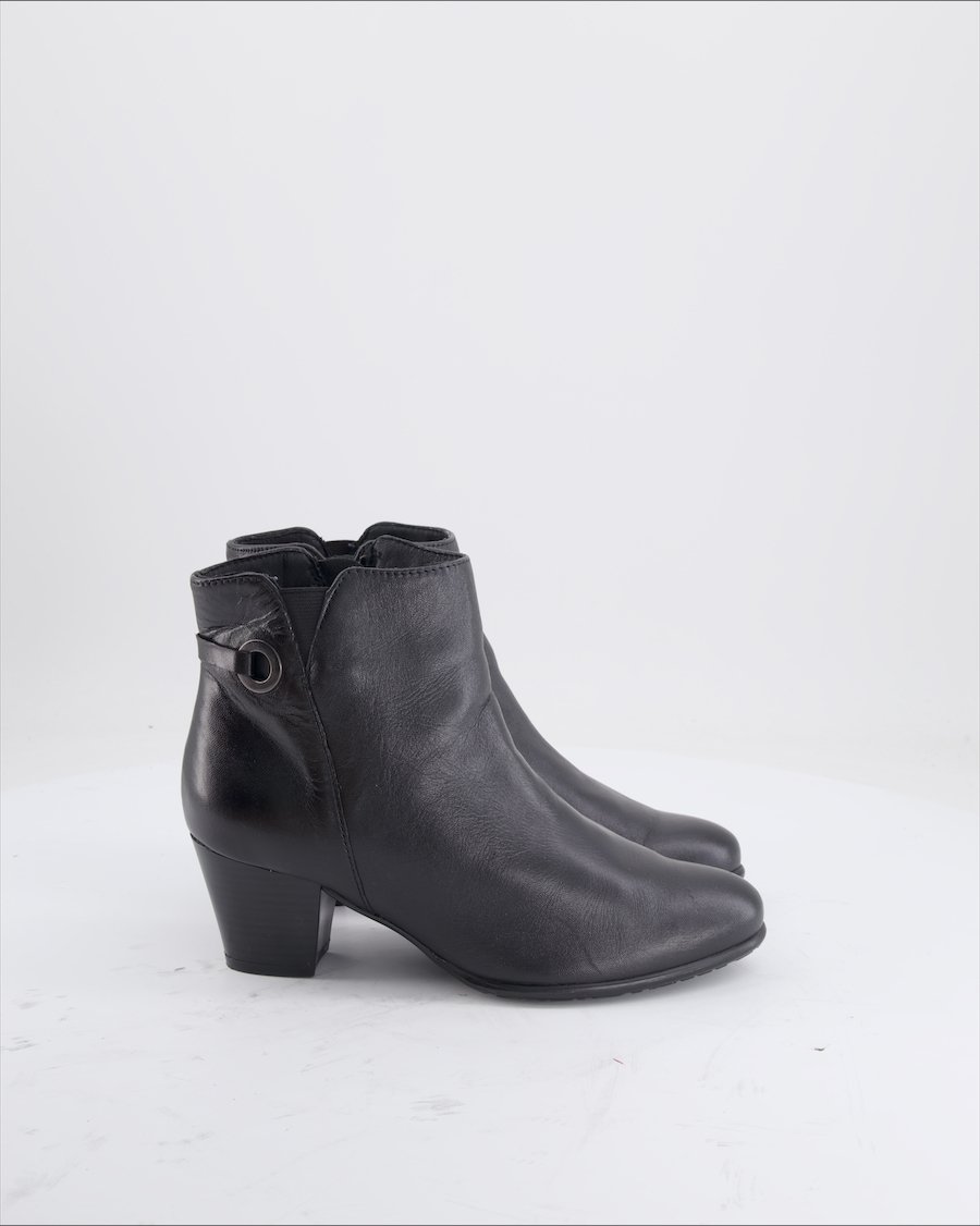 5Th Avenue Ankle Boots Leather Black Eu 38