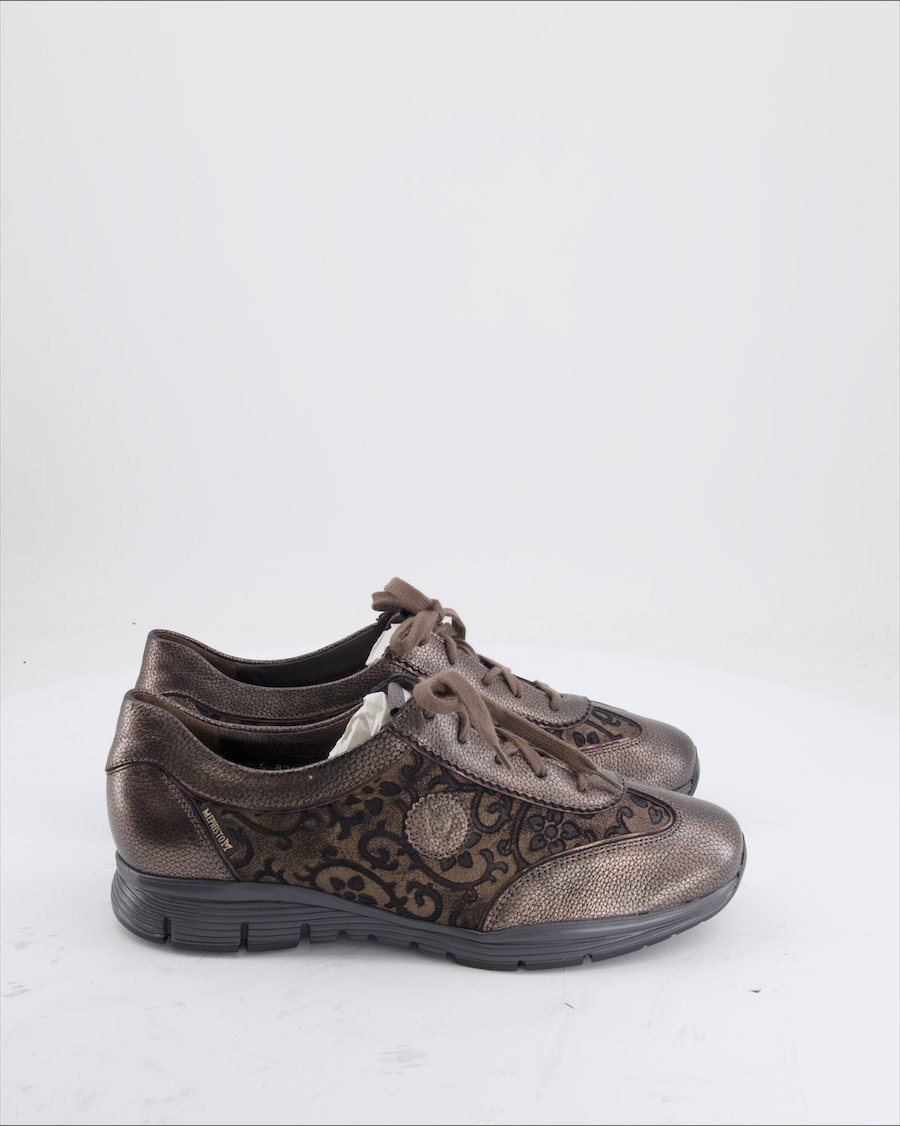 Mephisto Trainers Leather Bronze