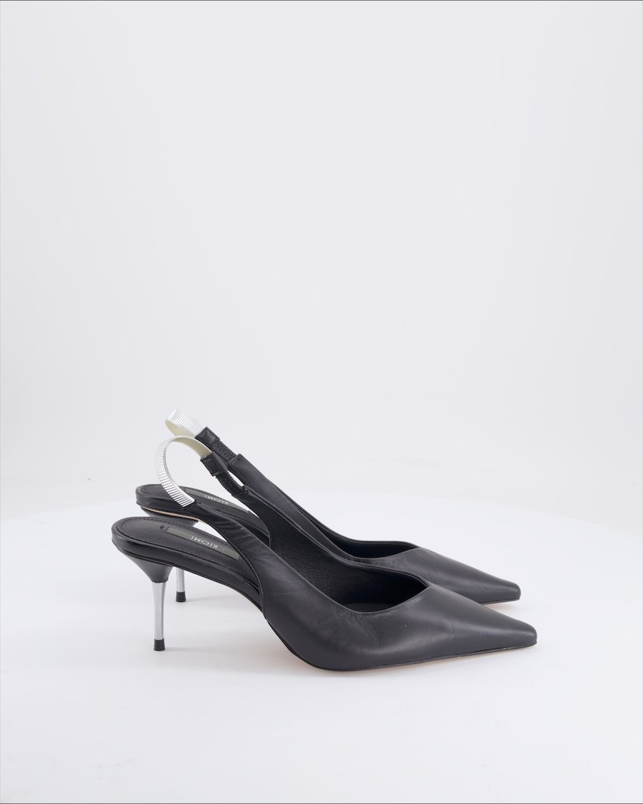 Kiomi Heels Leather Black Eu 38