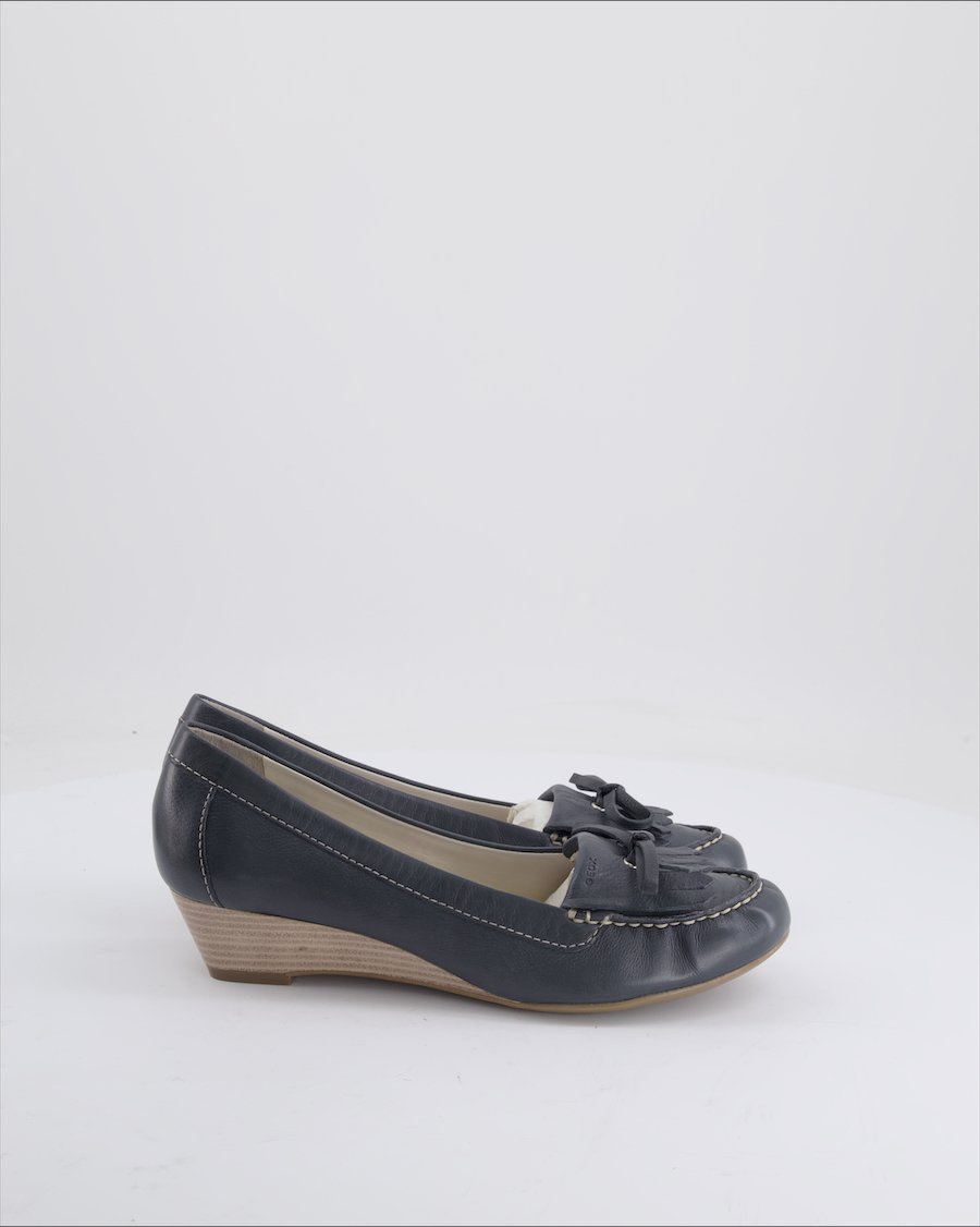 Geox Heels Leather Navy Eu 39
