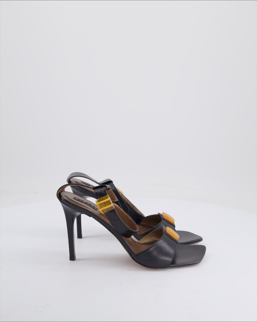 Sisley Heels Leather Black Eu 39