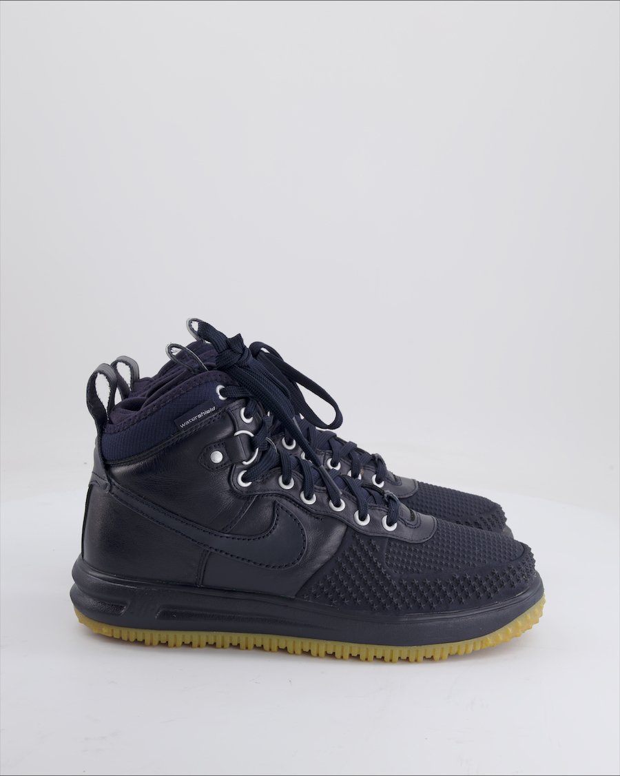 Nike Lunar Force 1 Trainers Leather Blue Eu 43