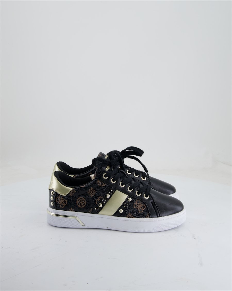 Guess Trainers Leather Black Eu 38