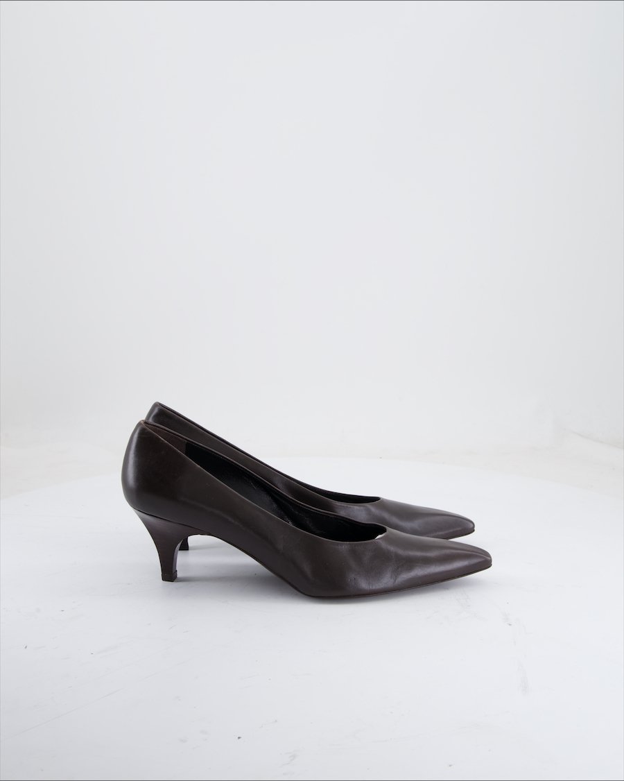 Farrutx Heels Leather Brown Eu 40