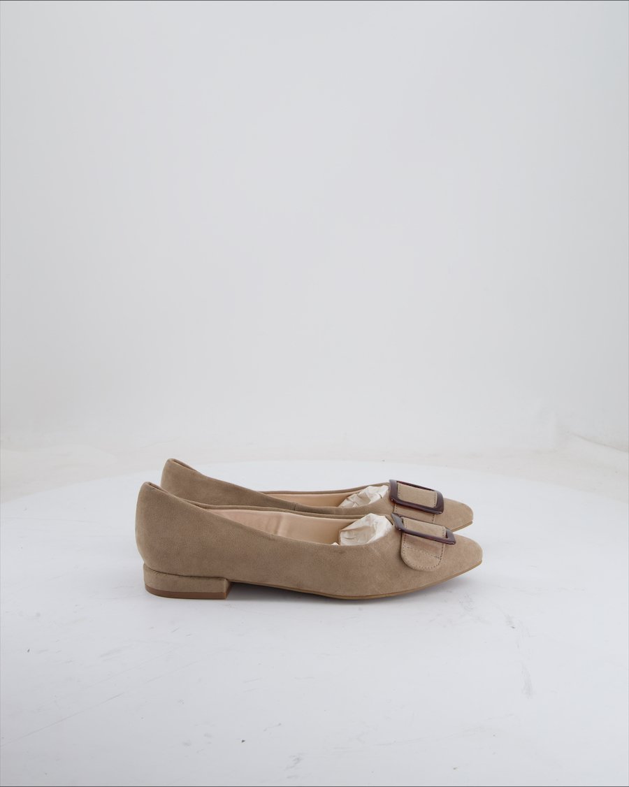 Bata Ballet flats Suede Ecru Eu 37