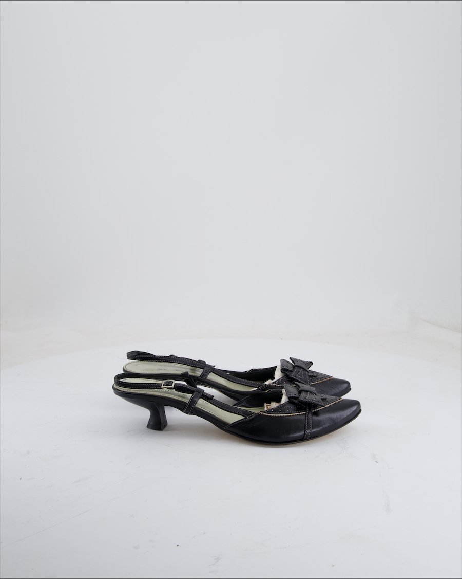 Alberto Boutique Heels Leather Black Eu 37