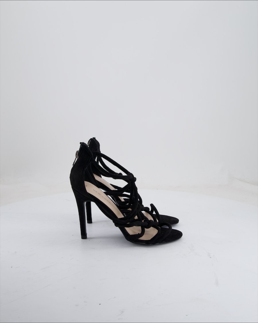 New Look Heels Suede Black Eu 37