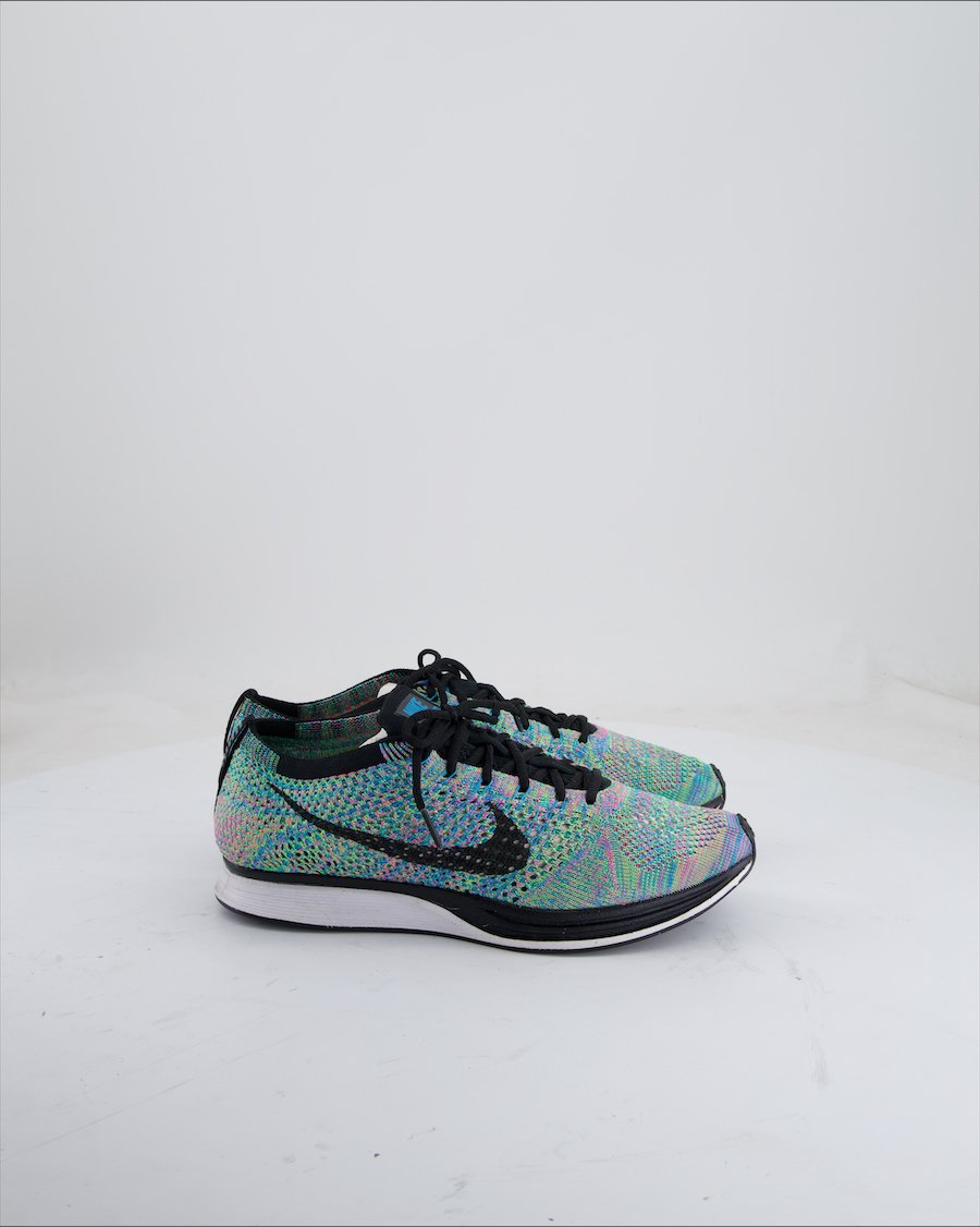 Nike Flyknit Racer Trainers Cloth Multicolour Eu 40.5