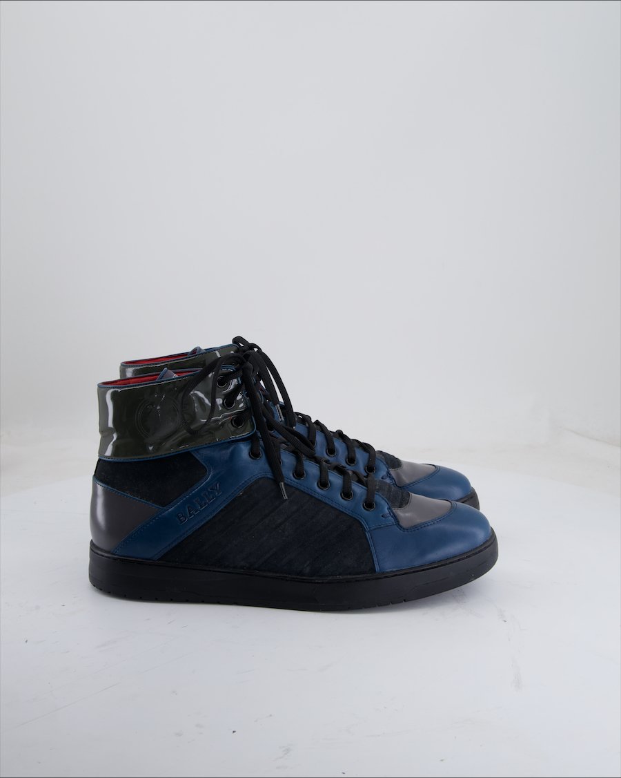 Bally Trainers Leather Blue Eu 43