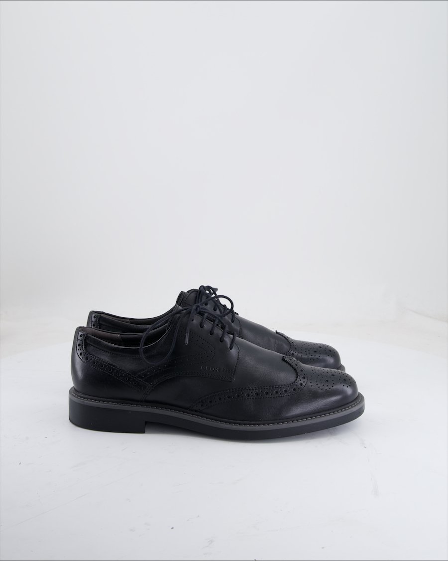 Geox Lace Ups Leather Black Eu 42