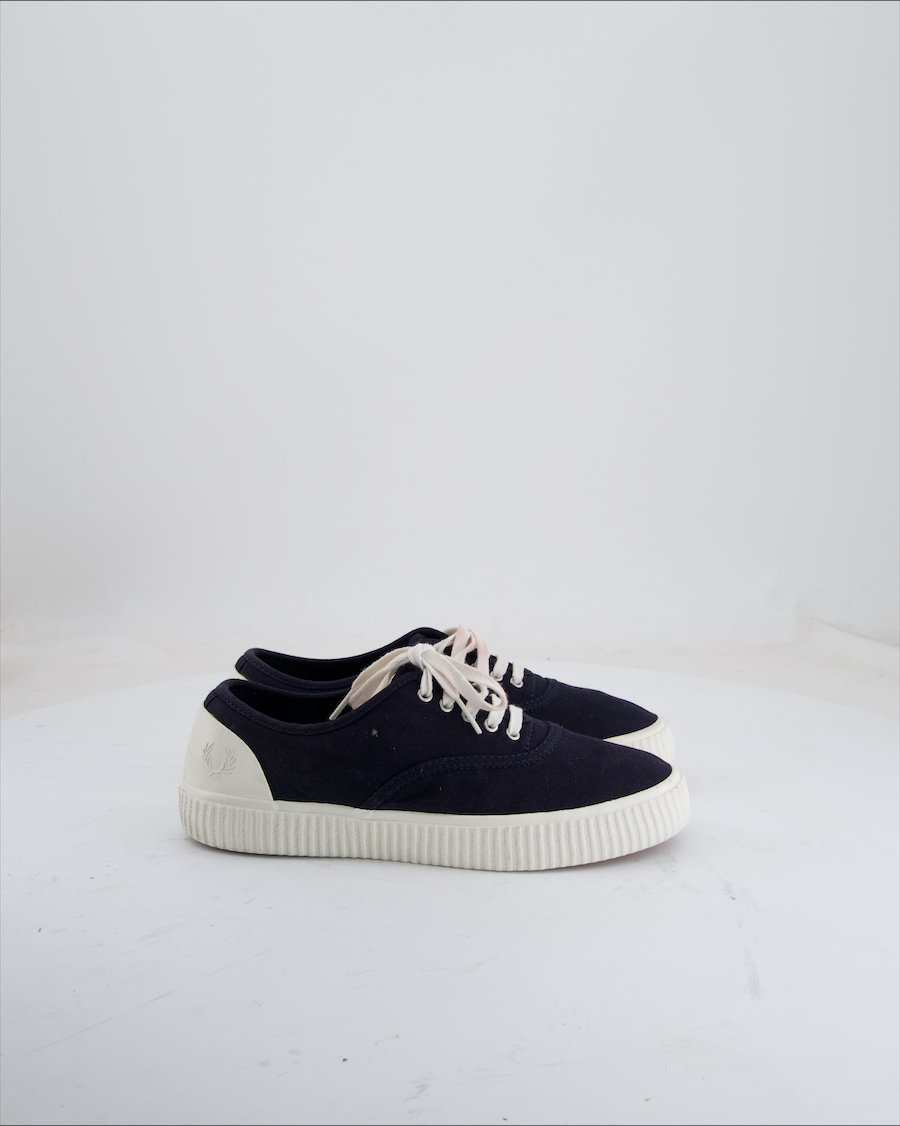 Fred Perry Trainers Cloth Blue Eu 38