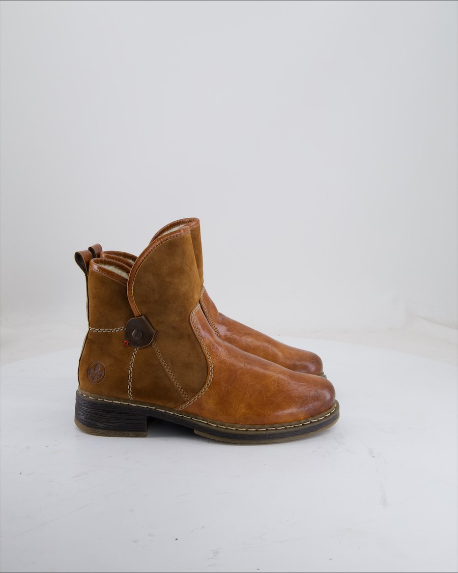 Rieker Ankle Boots Leather Brown Eu 39