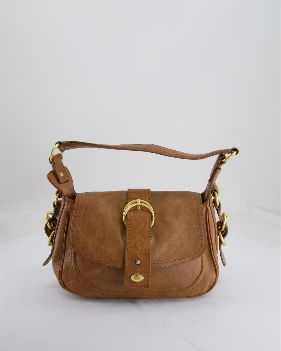 The Bridge Shoulder Bag Leather Brown