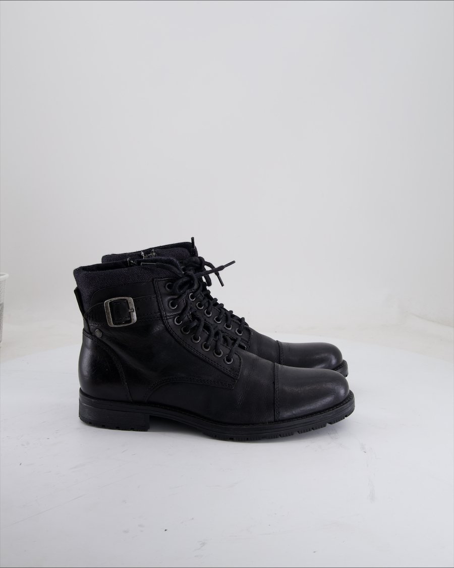 Jack & Jones Ankle Boots Leather Black Eu 41
