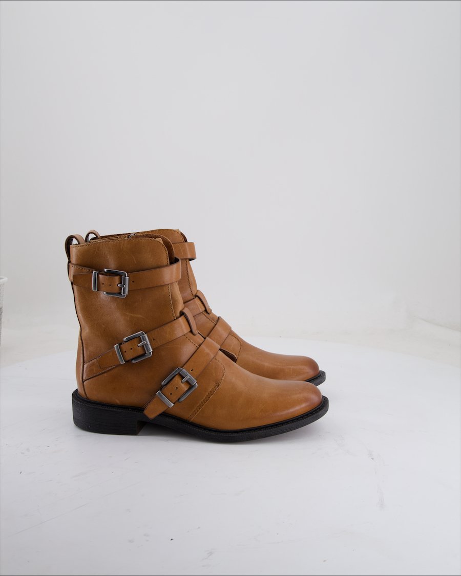 Vince Camuto Ankle Boots Leather Camel Eu 37.5