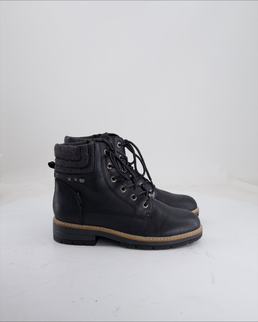 Bench. Ankle Boots Leather Black Eu 40