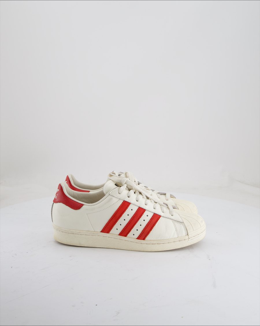 Adidas Original Superstar Trainers Leather White EU 41.5