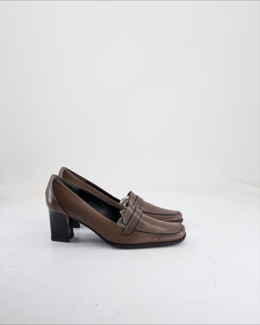 Antonio Eboli Heels Leather Brown EU 37