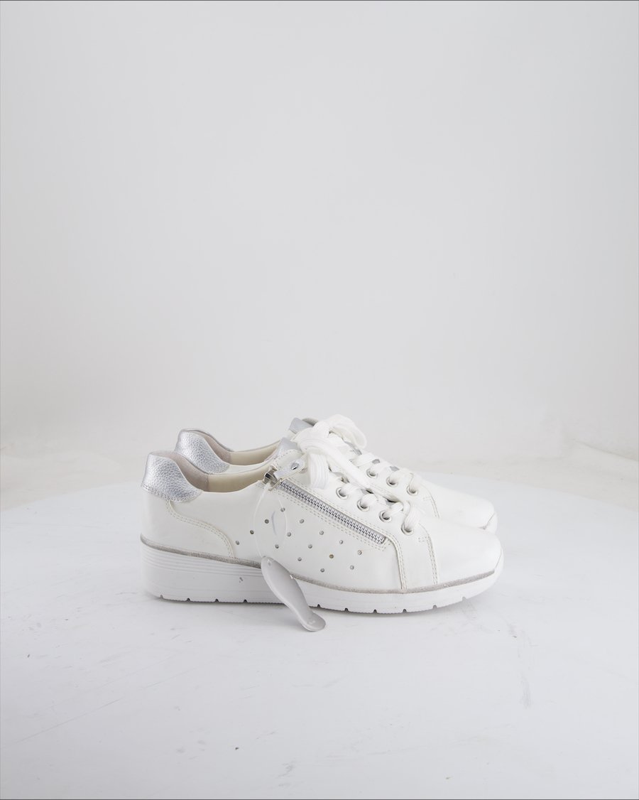 Easy Street Trainers Leather White EU 40.5