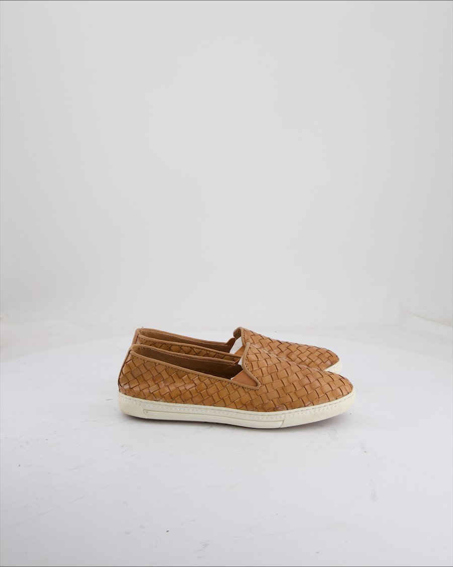 Rebecca M Flats Leather Brown Eu 37