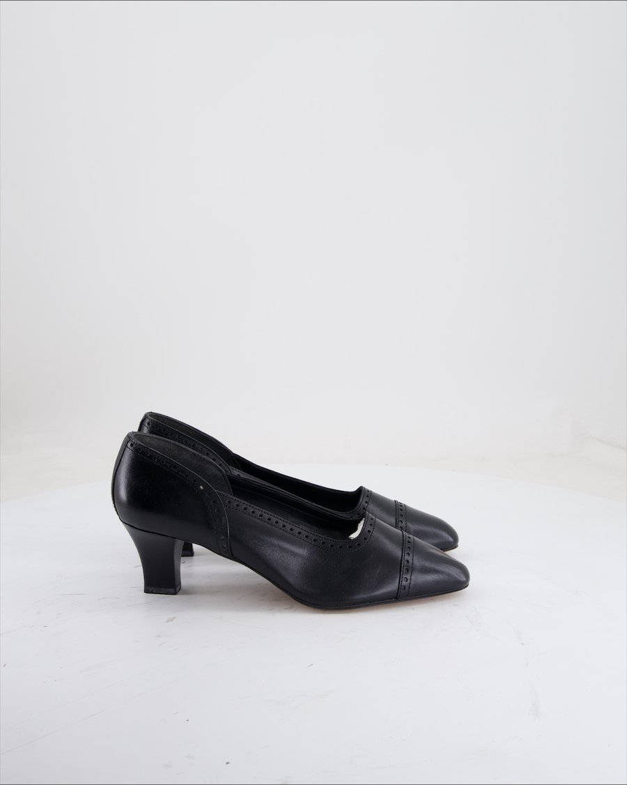Cardenia Heels Leather Black Eu 39