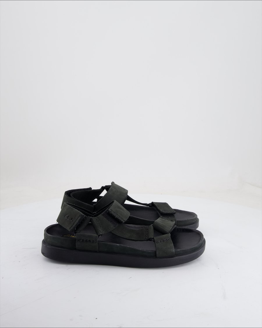 Clarks Sandals Leather Black Eu 39.5