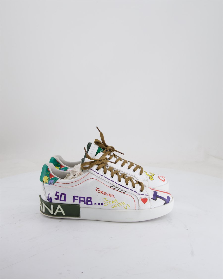 Dolce & Gabbana Trainers Leather Multicolour Eu 37