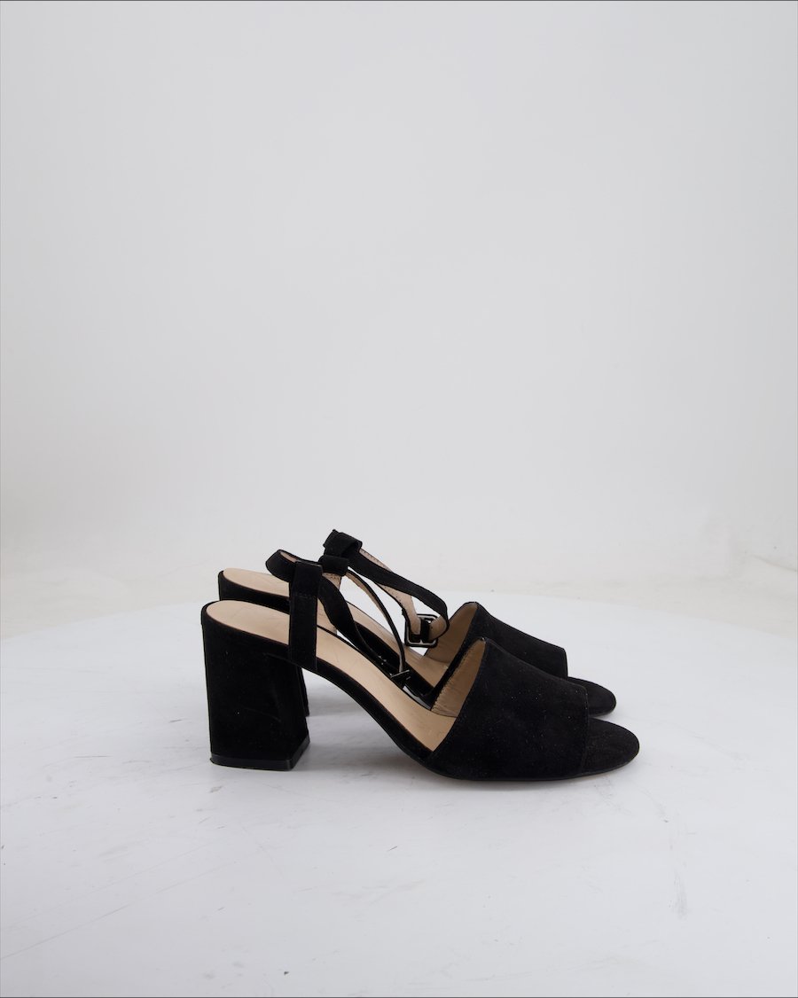 Mango Heels Suede Black Eu 39