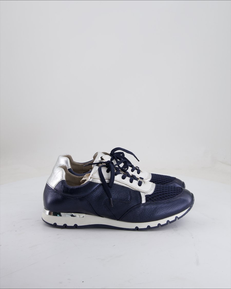 Caprice Lace Ups Leather Blue Eu 42