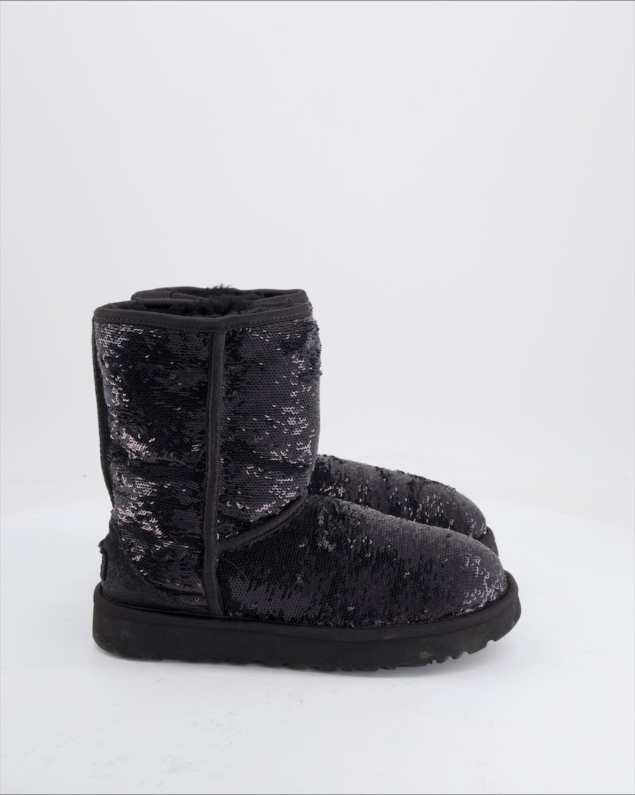 Ugg  Ankle Boots Cloth Black Eu 37