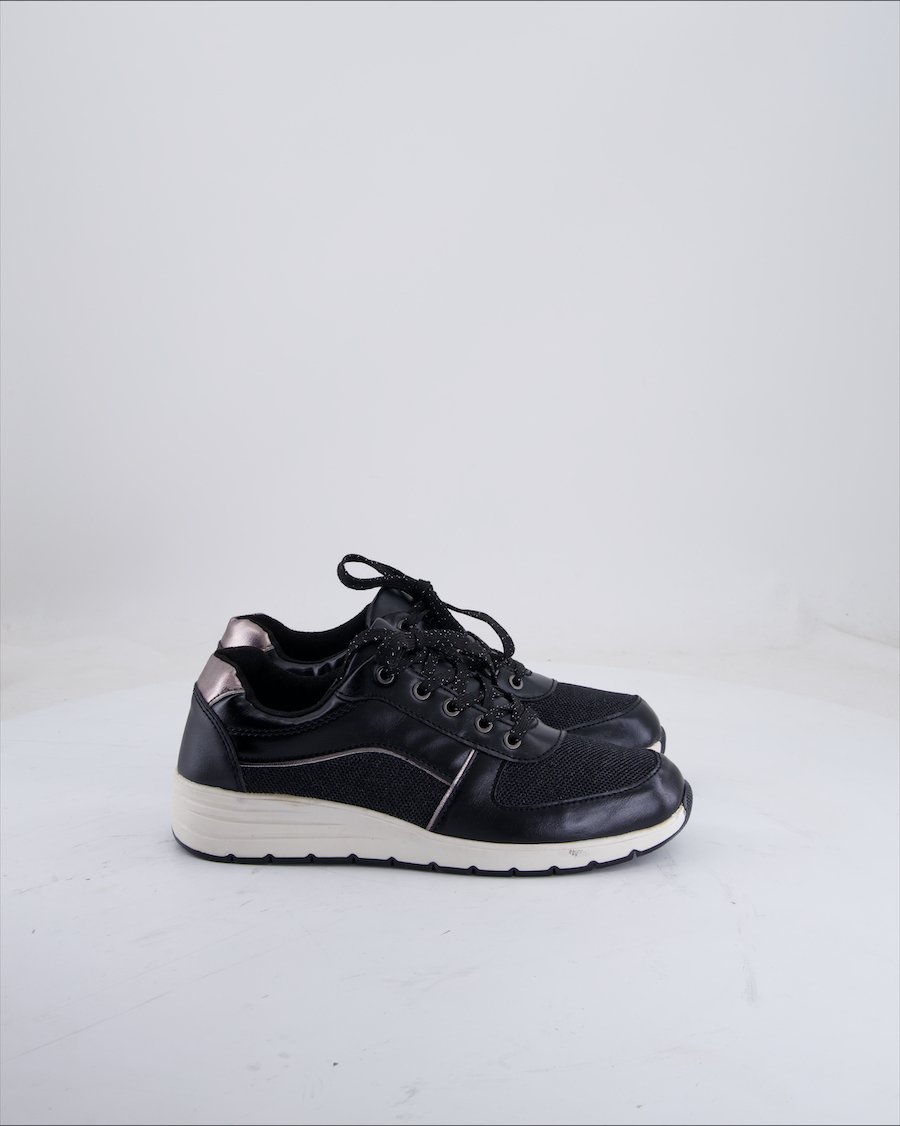 Blue Motion Trainers Leather Black Eu 39