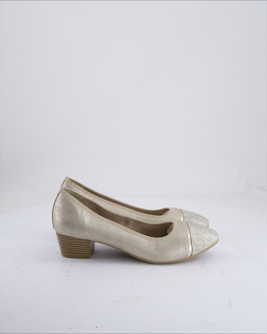 Jana Trainers Leather Ecru Eu 41