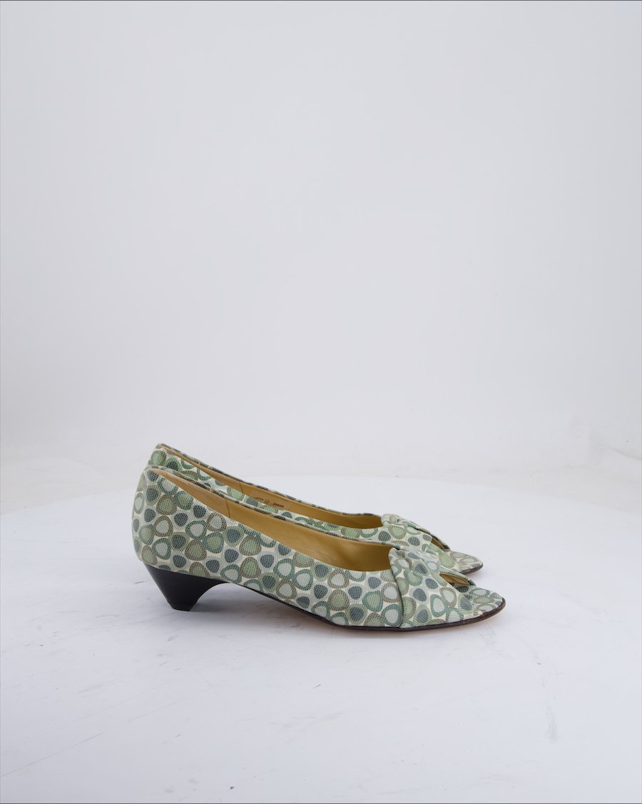 Brunate Heels Leather Green Eu 38.5