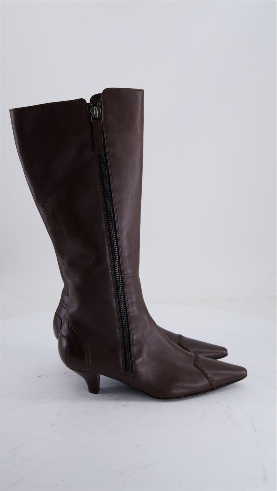 Tod's Boots Leather Brown Eu 34.5