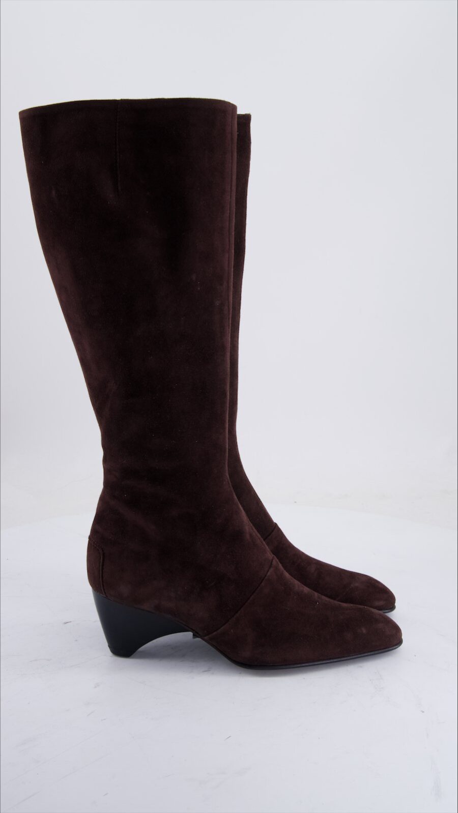 Tod's Boots Suede Brown Eu 35