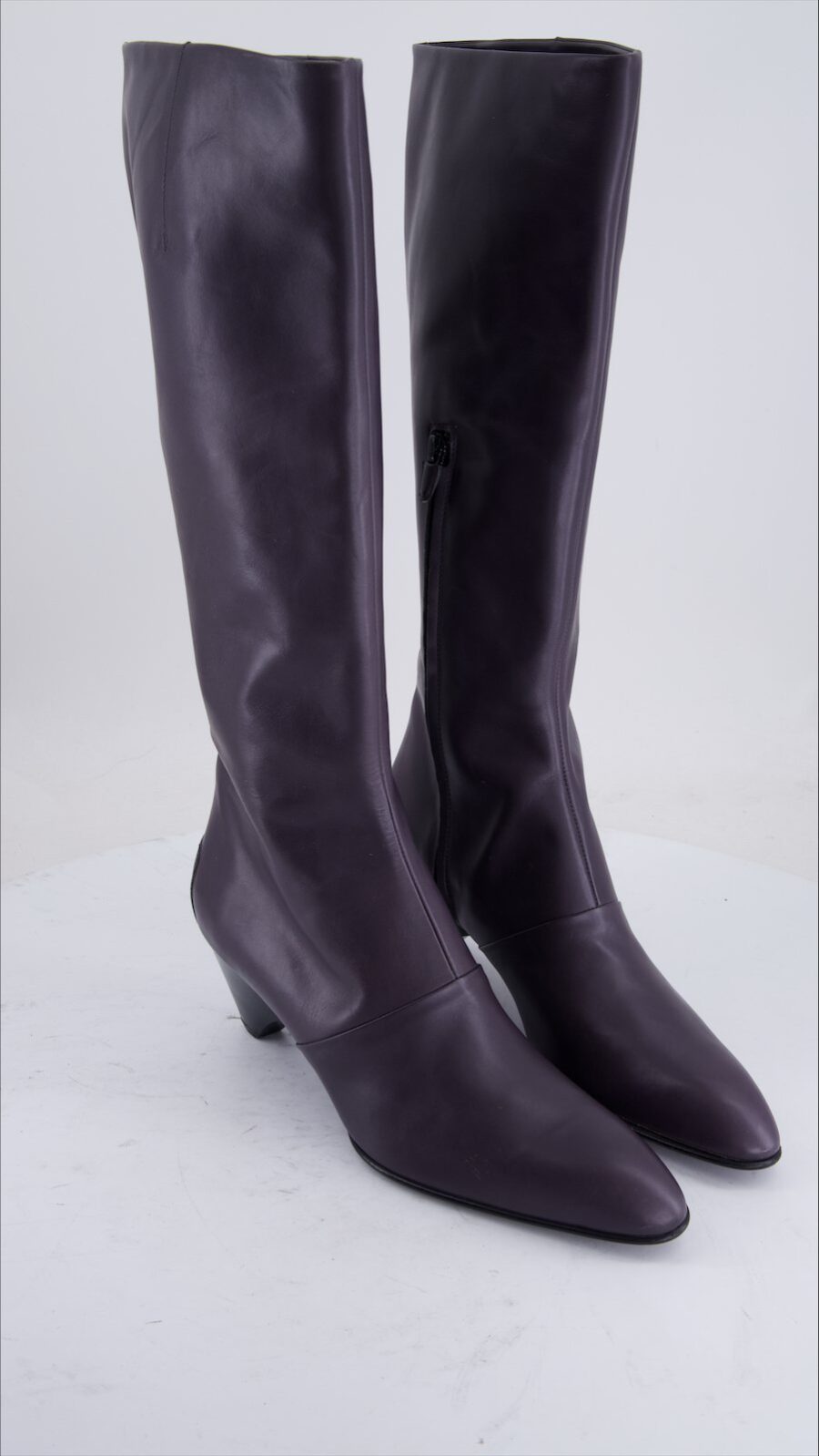 Tod's Boots Leather Purple Eu 41 - immagine 2