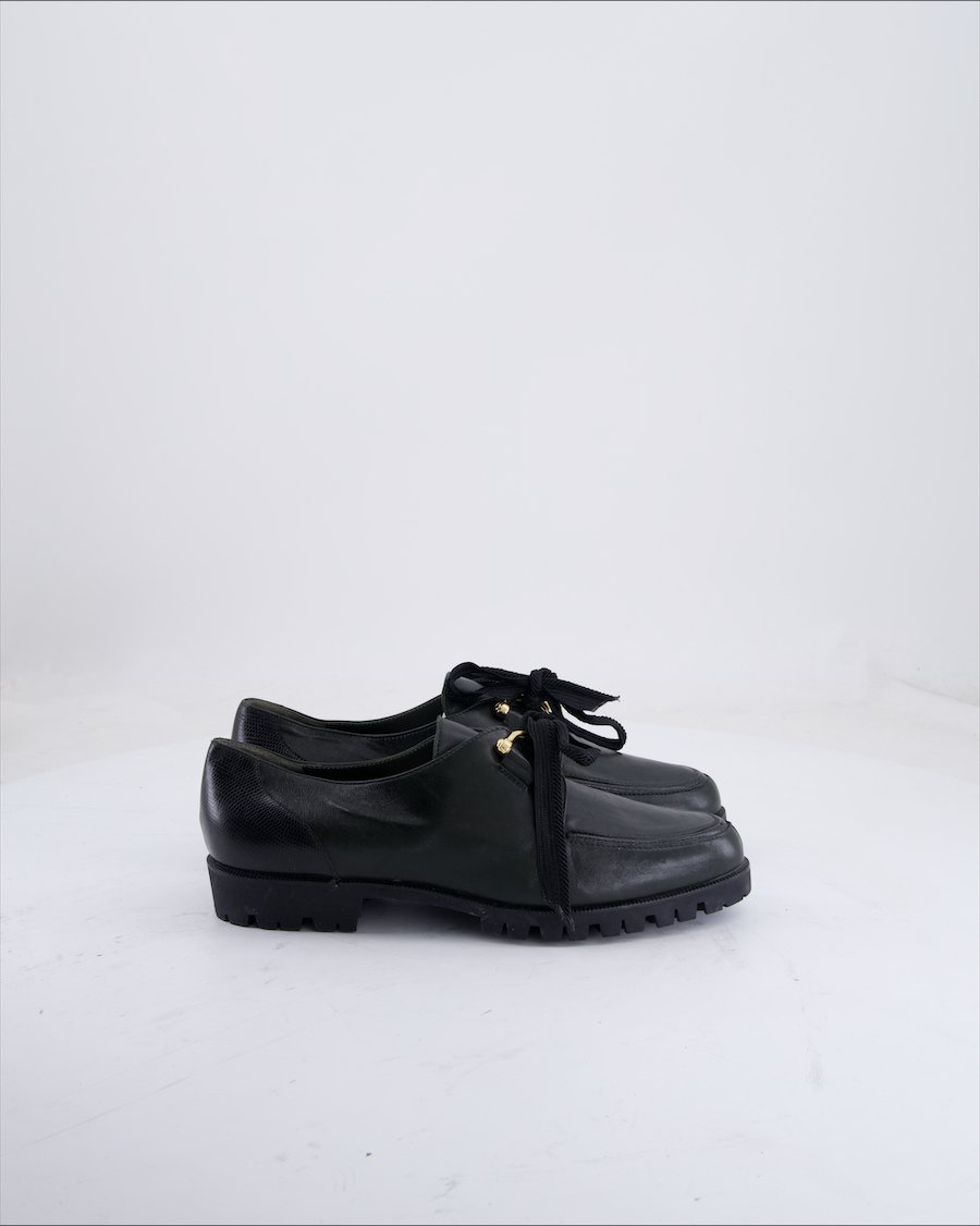 Brunate Lace Ups Leather Green Eu 39