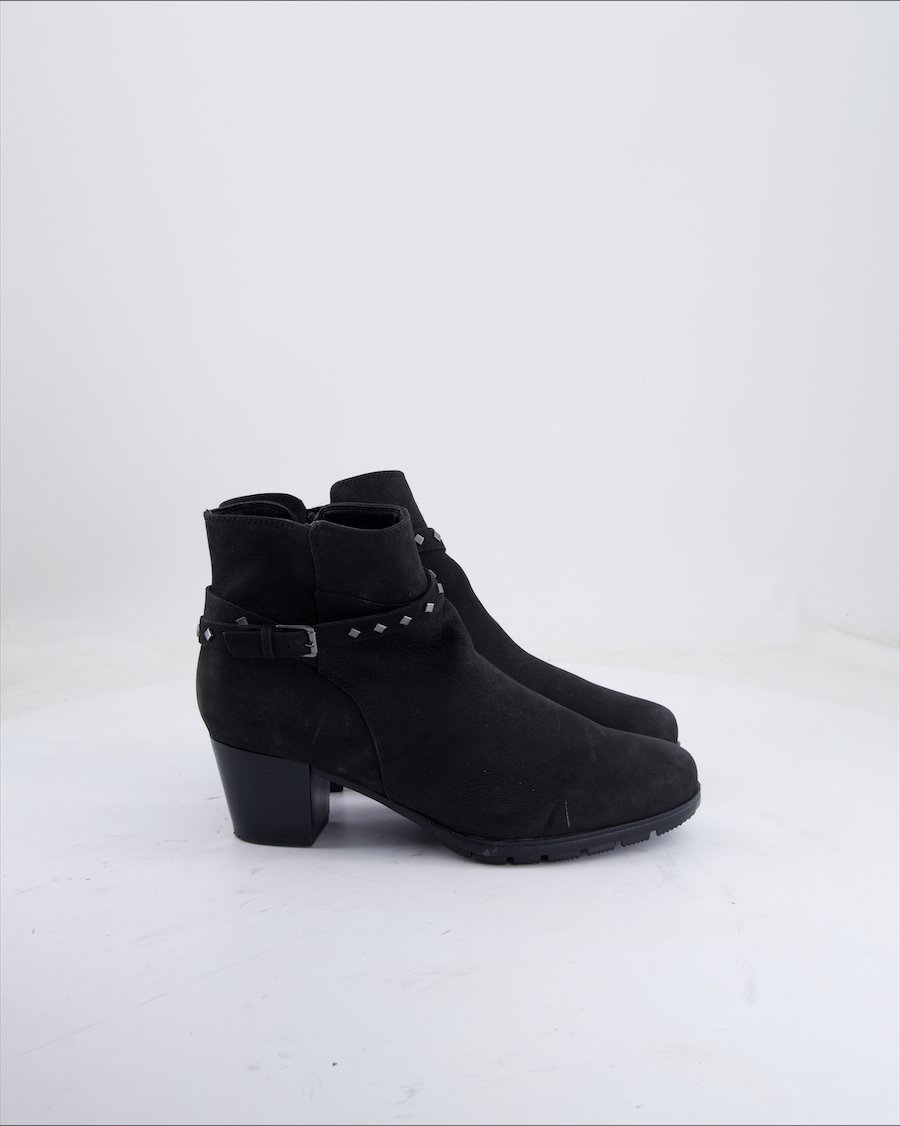 5Th Avenue Ankle Boots Suede Black Eu 39