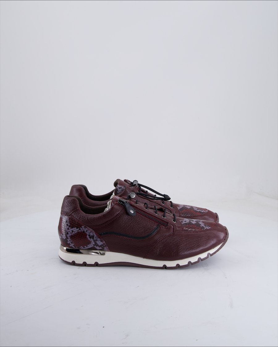 Caprice Trainers Leather Burgundy Eu 42