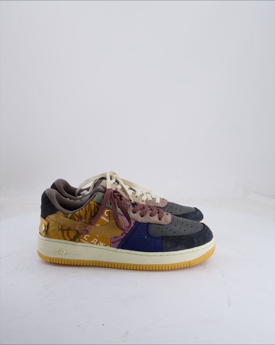 Nike Air Force 1 x Travis Scott Trainers Suede Multicolour
