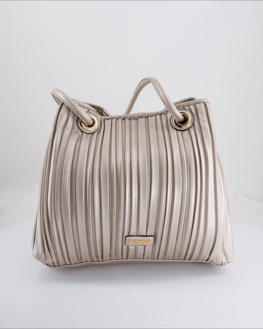 Catwalk Shoulder Bag Leather Bronze