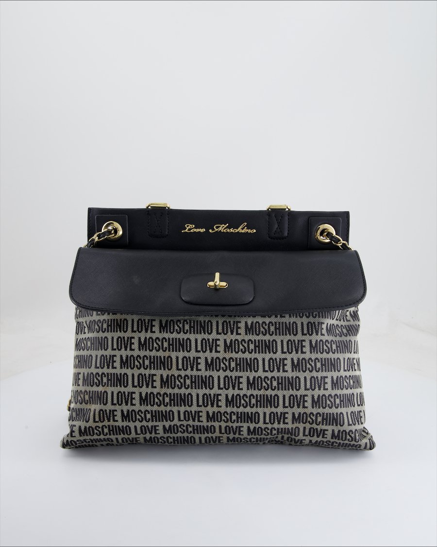 Love Moschino Shoulder Bag Cloth Grey