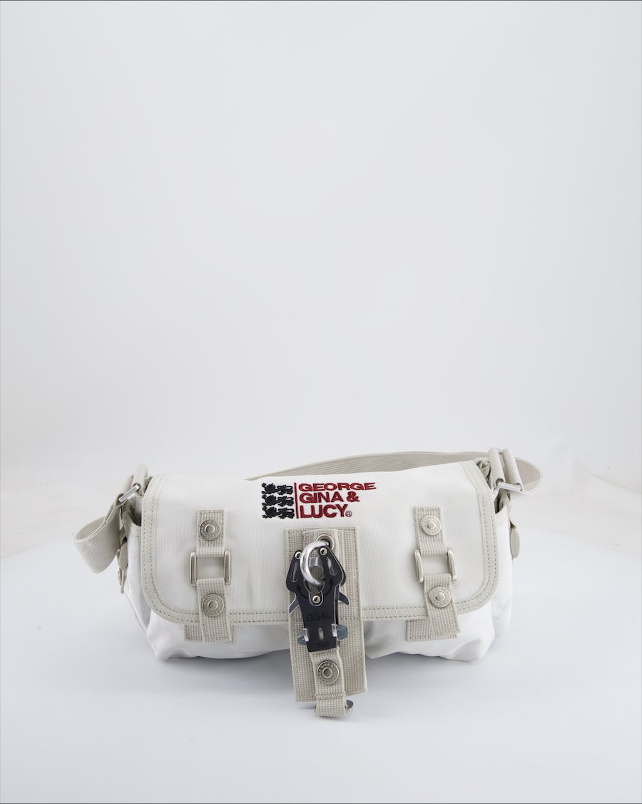 George Gina & Lucy Shoulder Bag Cloth White