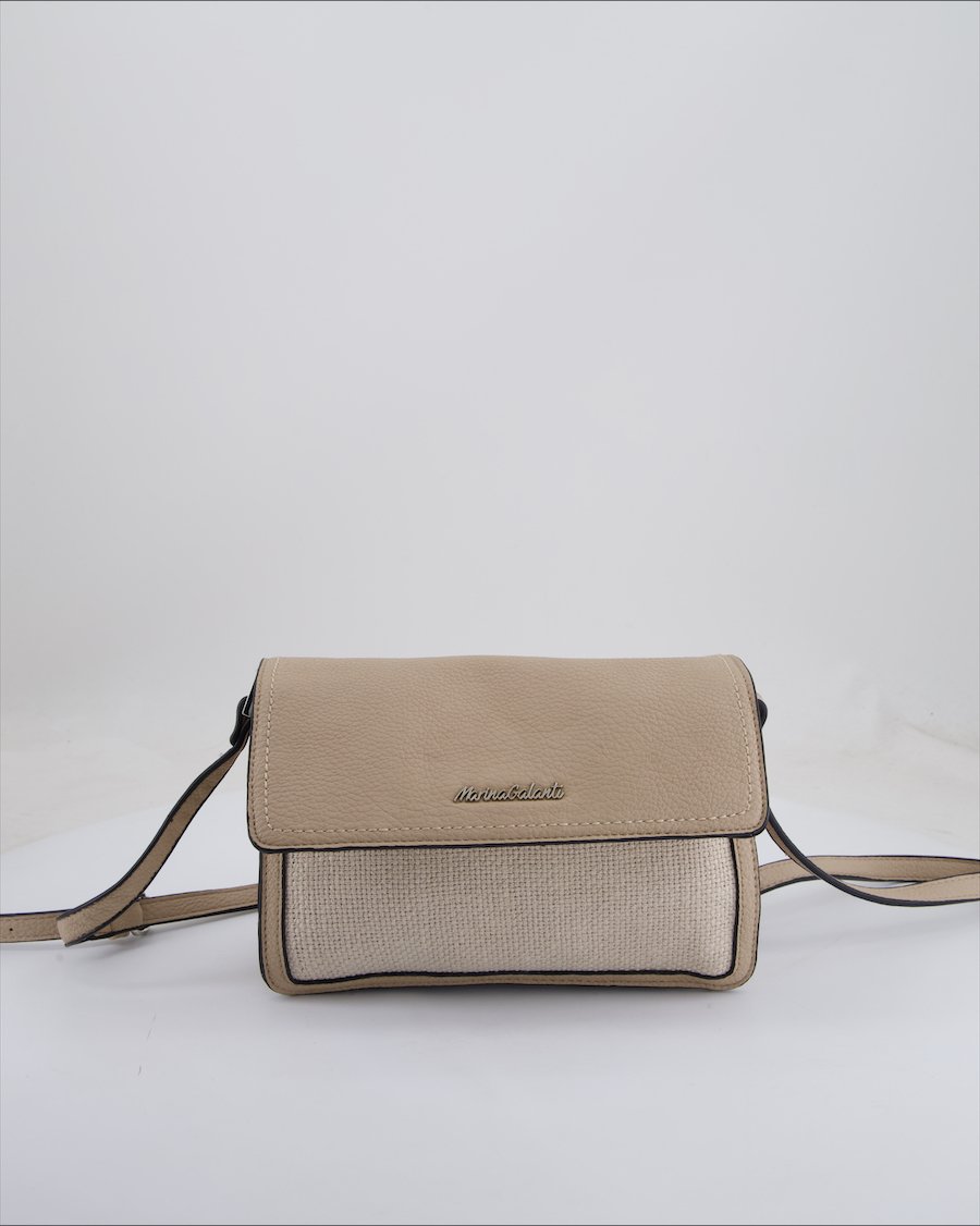 Marina Galanti Crossbody Bag Leather Beige