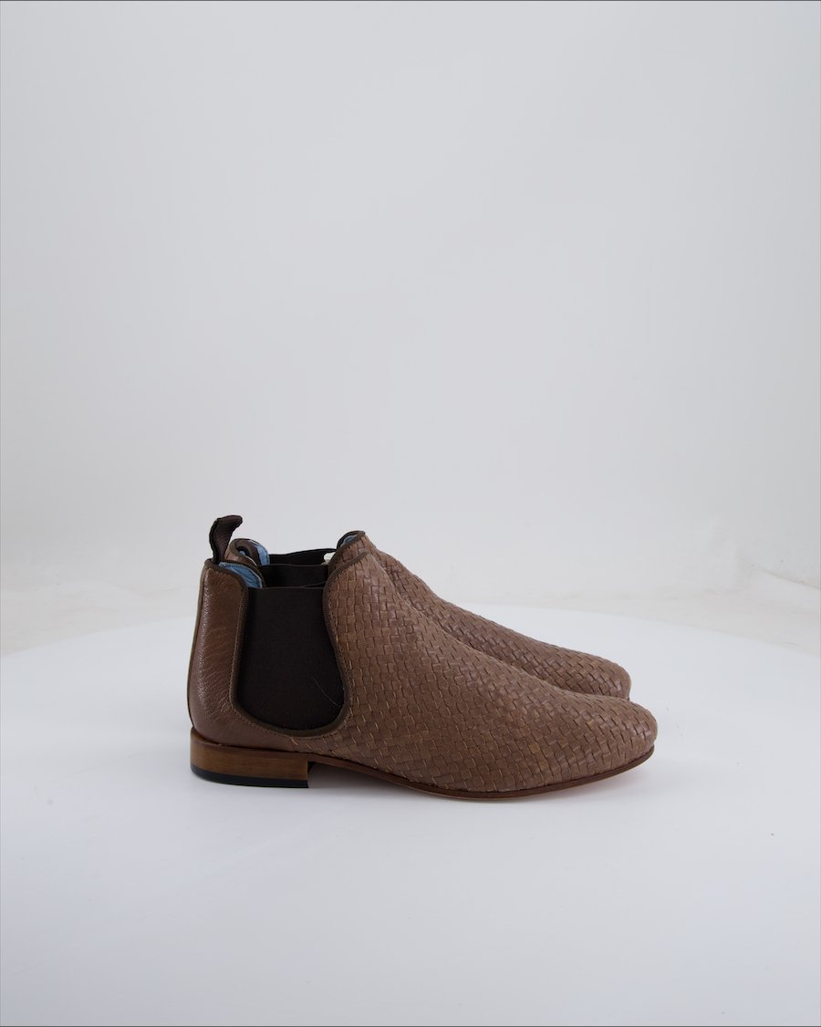 Pollini Ankle Boots Leather Brown Eu 38