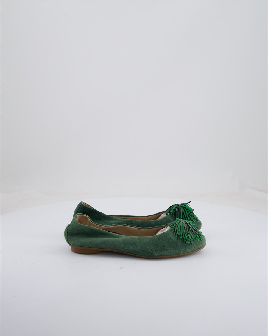 Paul Green Ballet flats Suede Green Eu 35