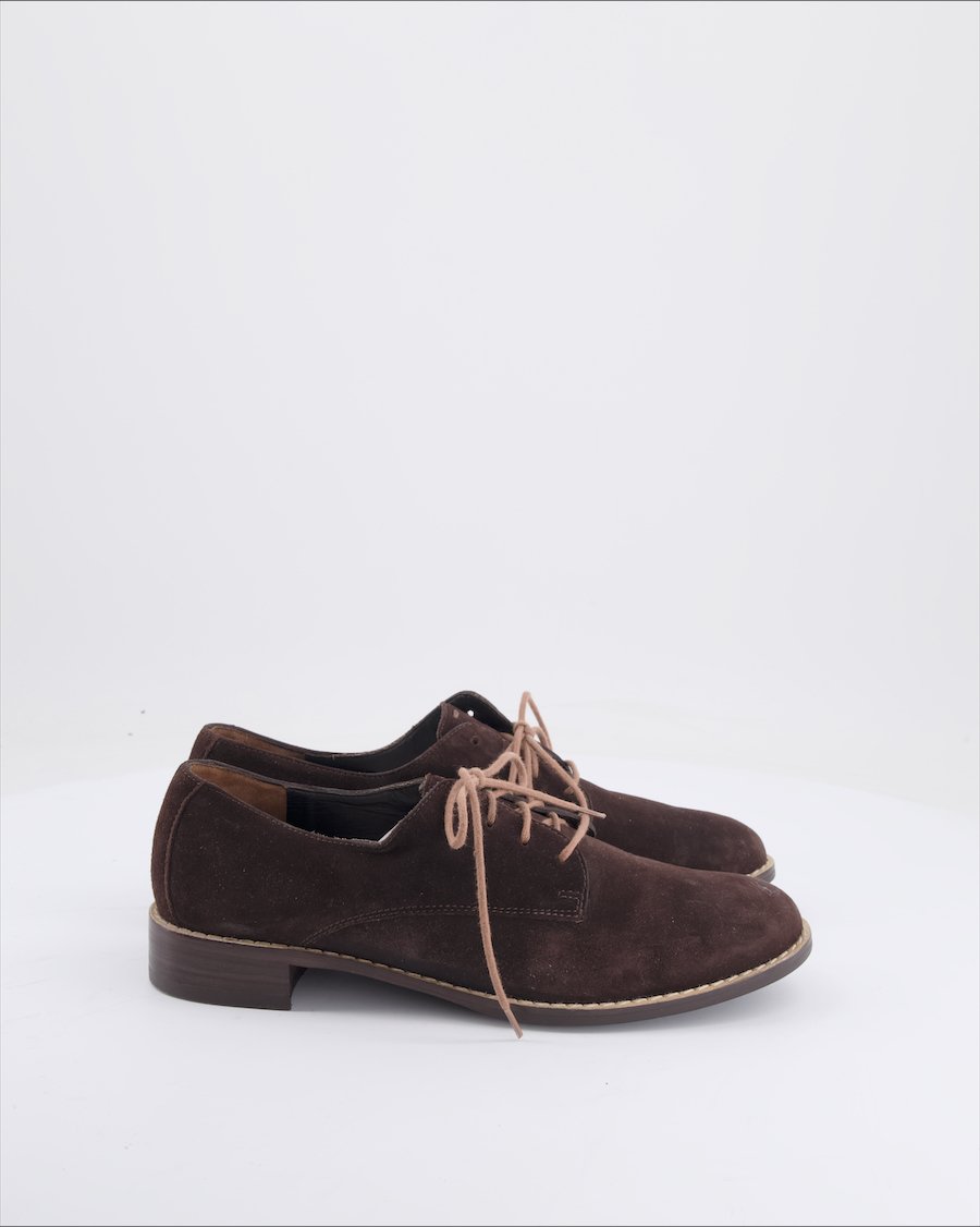 Paul Green Lace Ups Suede Brown Eu 38