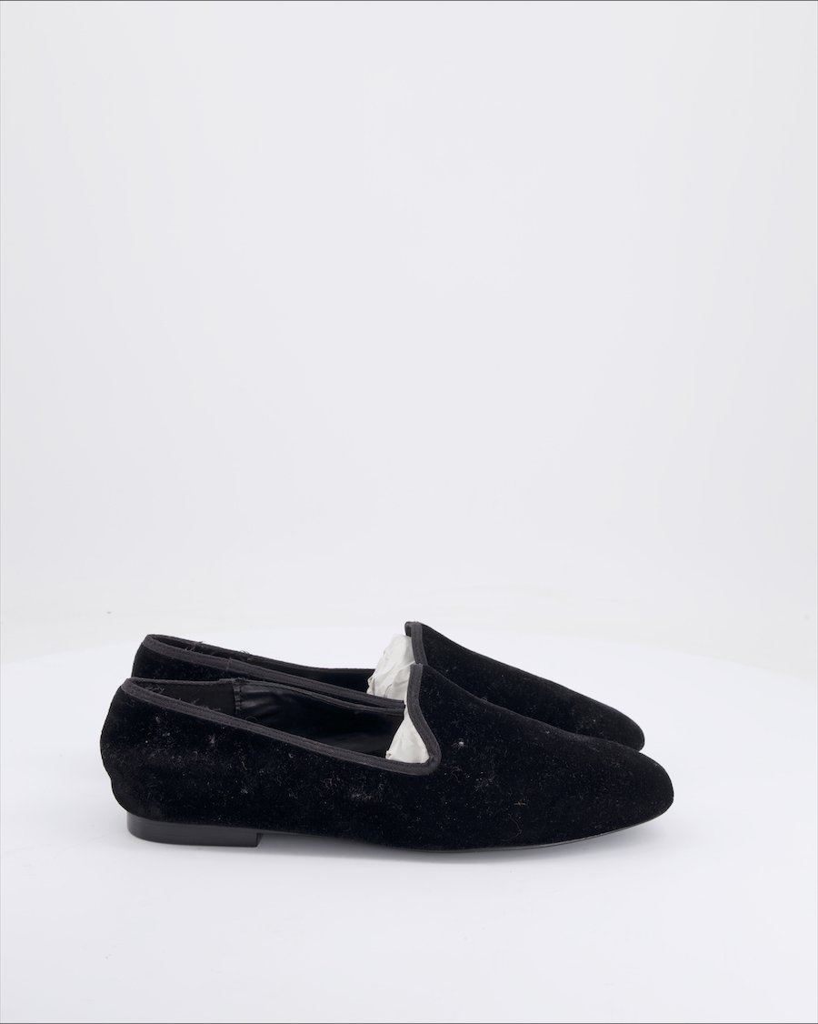 Zara  Flats Velvet Black EU 38