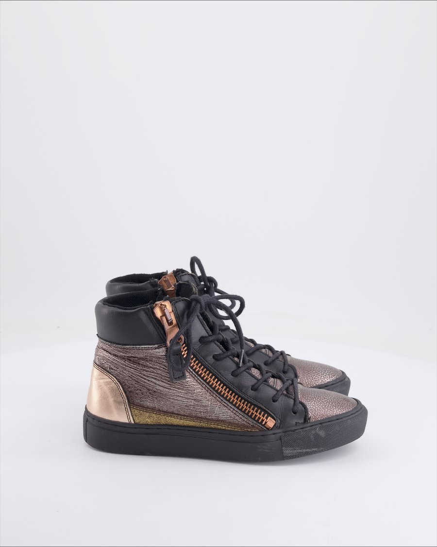 Zign Trainers Leather Bronze