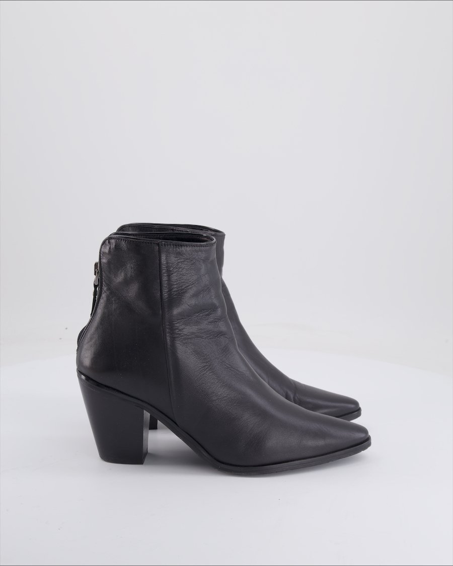 Oxitaly Ankle Boots Leather Black EU 39